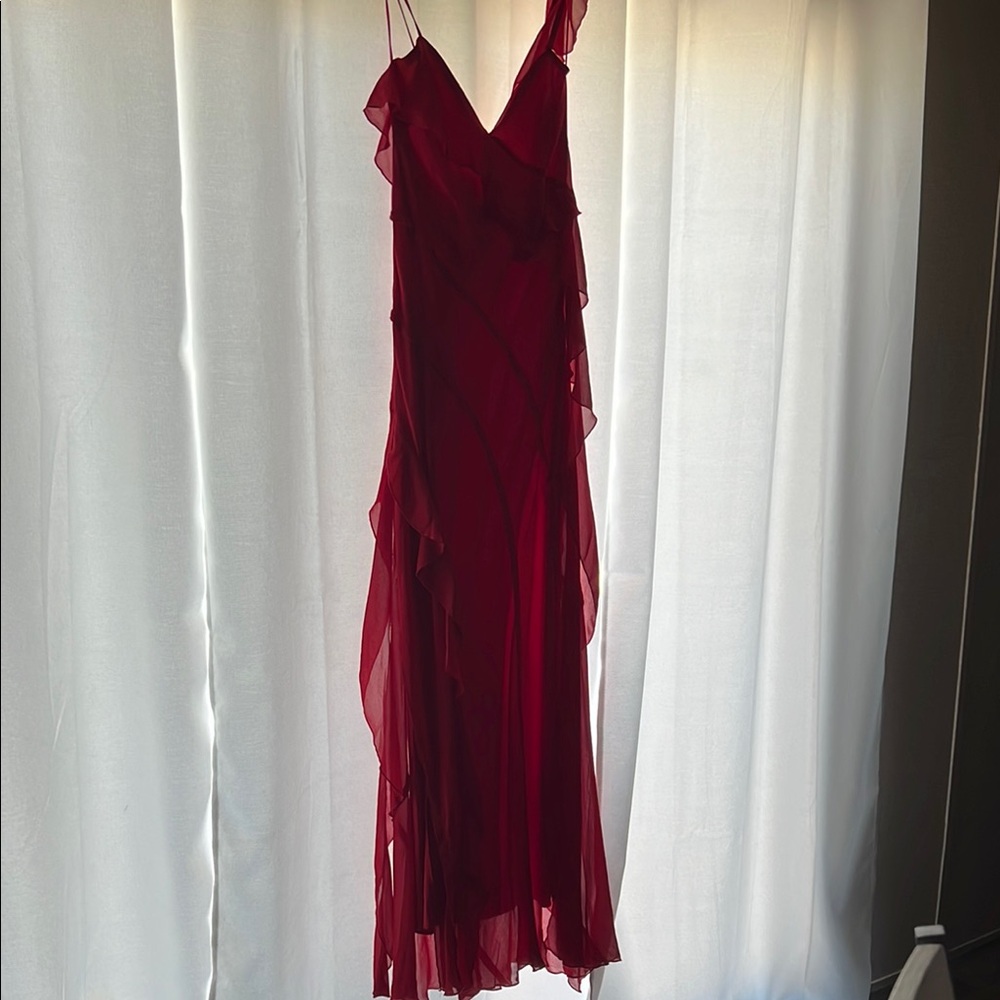 Chic Burgundy Maxi Dress